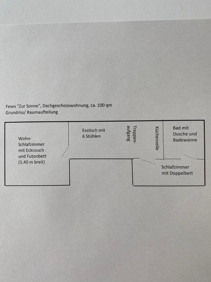 Ferienwohnung „Zur Sonne“ Niederzimmern Extérieur photo